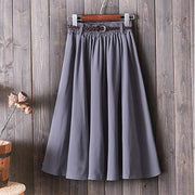 A-Line Belted Skirt