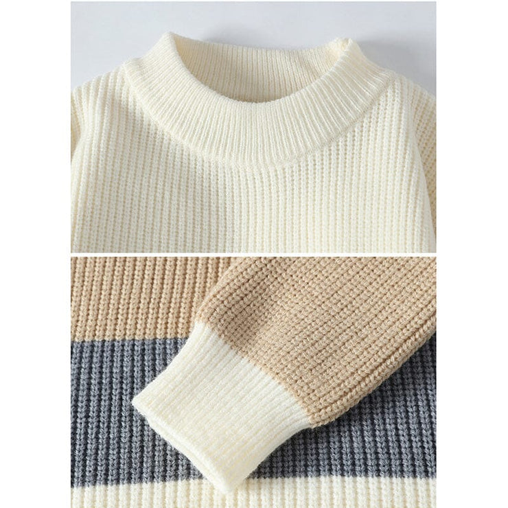 Loose Colorblock Sweater