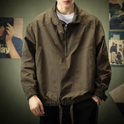 Stand Collar Pullover Jacket