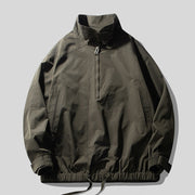 Stand Collar Pullover Jacket