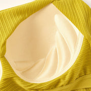 Rib-Knit Cami Top With Pad