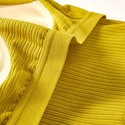 Rib-Knit Cami Top With Pad
