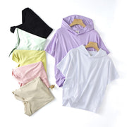 Loose Hooded T-Shirt