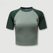 Colorblock Raglan Sleeve T-Shirt