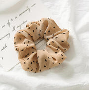 Dotted Hair Scrunchies (7 Colors)