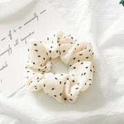 Dotted Hair Scrunchies (7 Colors)