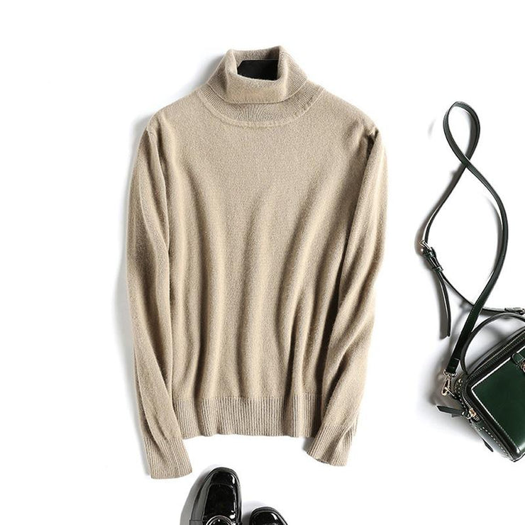 Stand Collar Pullover Sweater